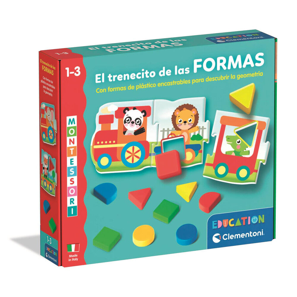 Juego El tren de las formas Montessori - Frikibase.com