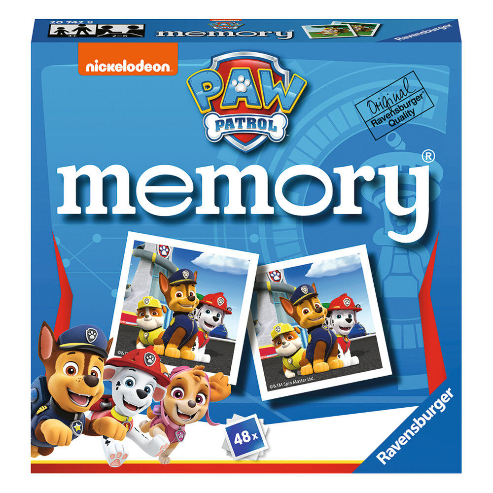 Juego Memory pocket Patrulla Canina Paw Patrol - Frikibase.com