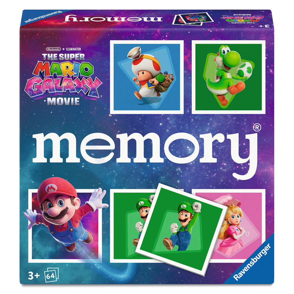 Juego Memory pocket Super Mario Galaxy Movie Super Mario Bros - Frikibase.com
