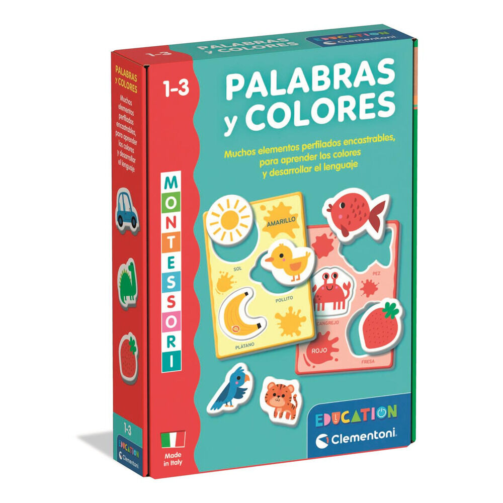 Juego Palabras y Colores Montessori - Frikibase.com