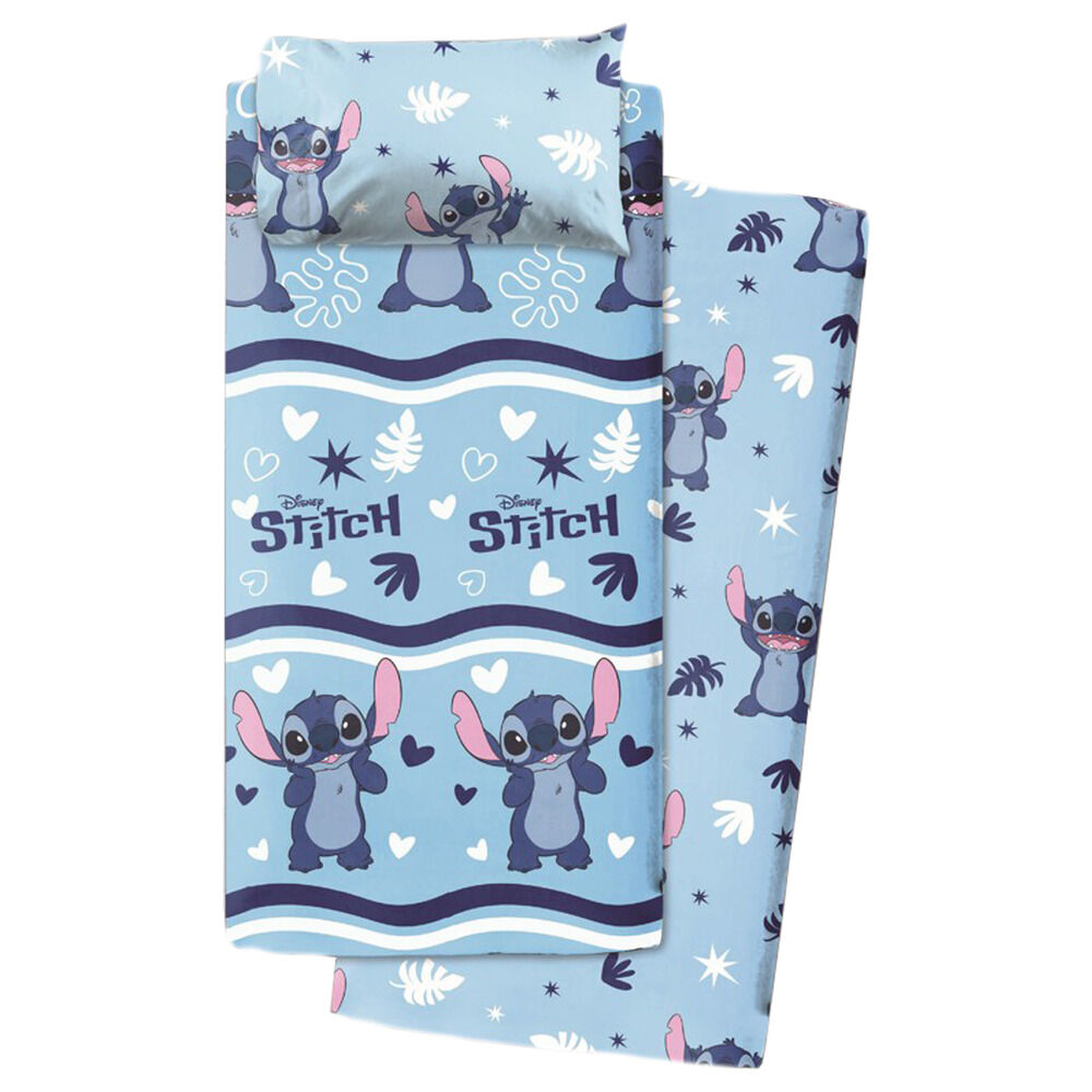 Juego sabanas Stitch Disney algodon 90cm - Frikibase.com