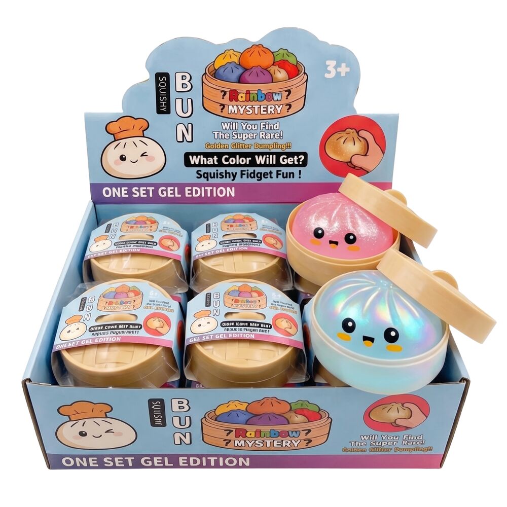 Juguete antiestres sorpresa Squishy Gel Dumpling 10cm surtido - Frikibase.com