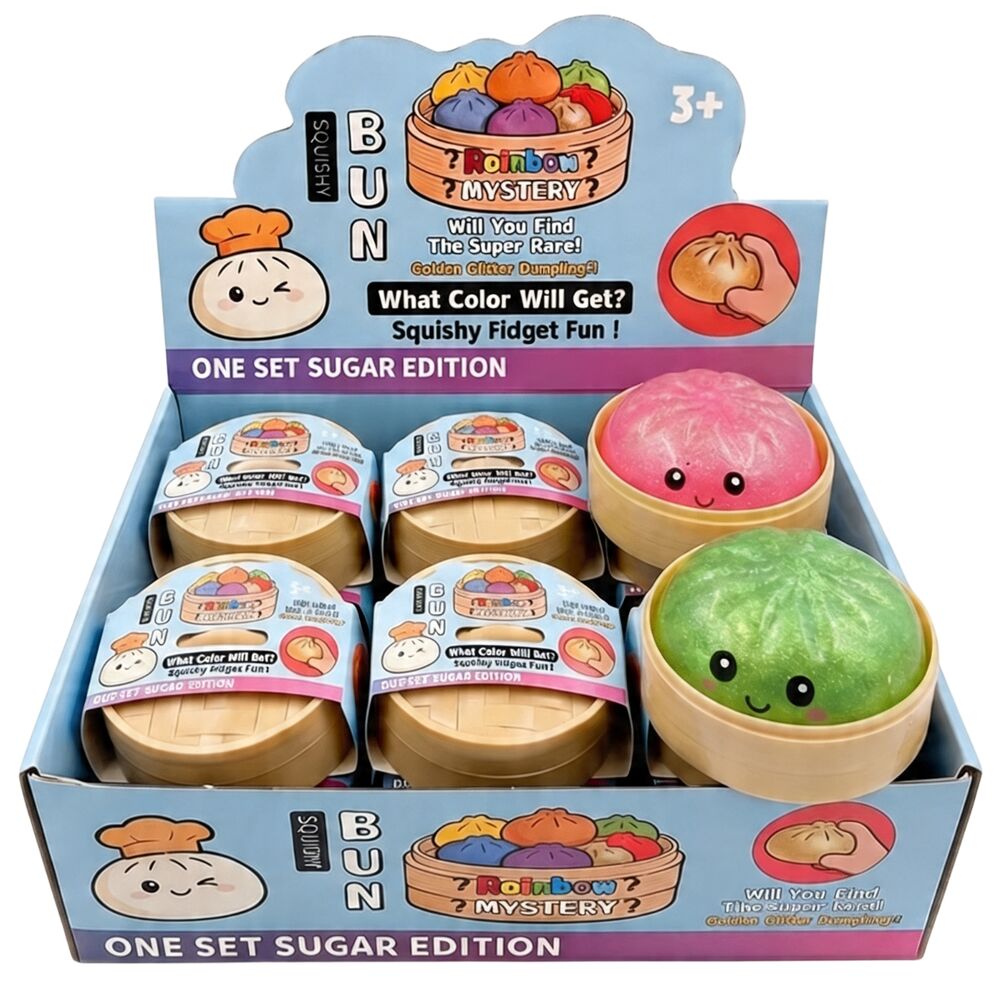 Juguete antiestres sorpresa Squishy Sugar Dumpling 10cm surtido - Frikibase.com
