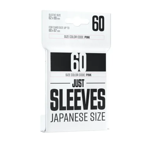 Just Sleeves Japanese Size Black (60) - Accesorios y Marketing Coleccionable - Frikibase.com
