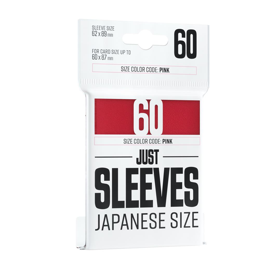 Just Sleeves Japanese Size Red (60) - Accesorios y Marketing Coleccionable - Frikibase.com