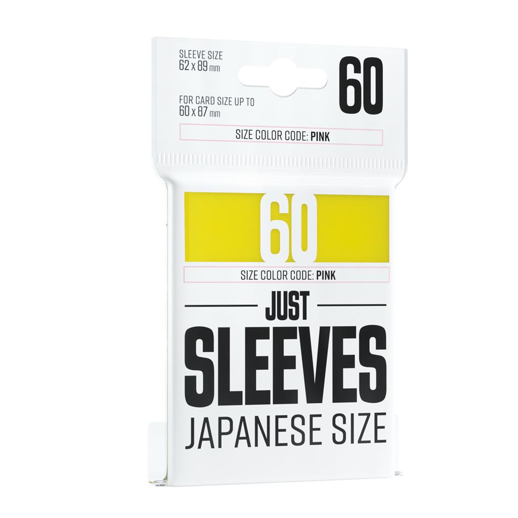 Just Sleeves Japanese Size Yellow (60) - Accesorios y Marketing Coleccionable - Frikibase.com