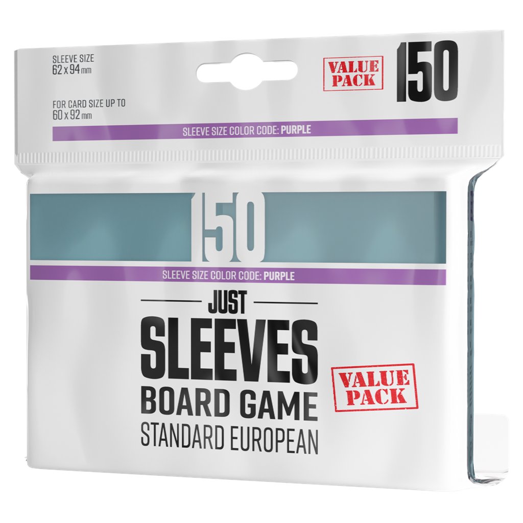 Just Sleeves Standard European Value Pack (150) - Accesorios y Marketing Coleccionable - Frikibase.com