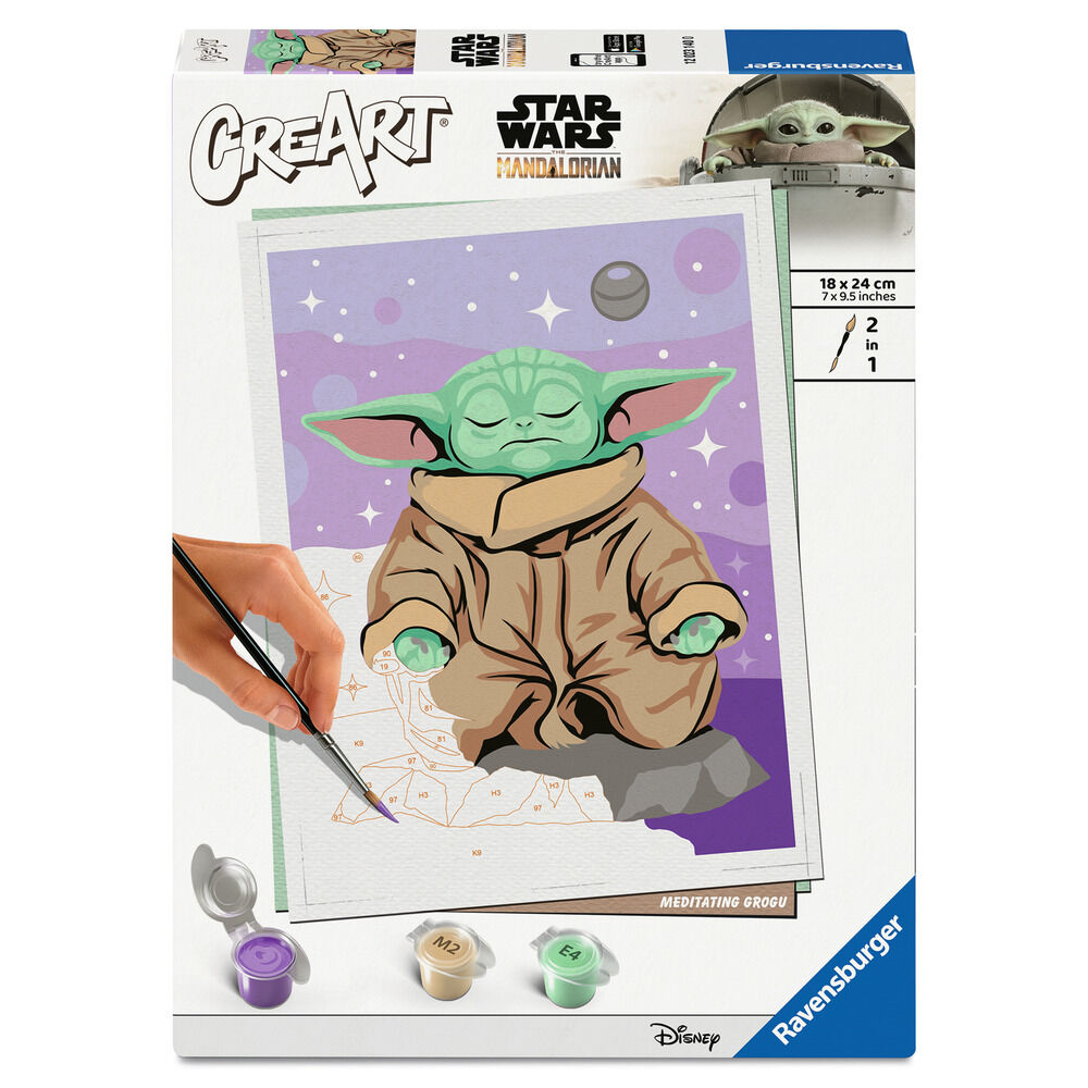 Kit de pintura CreArt Grogu Star Wars - Frikibase.com