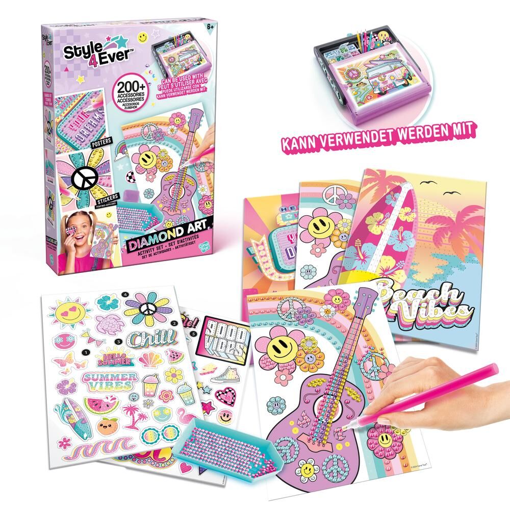 Kit manualidades diamantes brillantes Style 4Ever - Frikibase.com