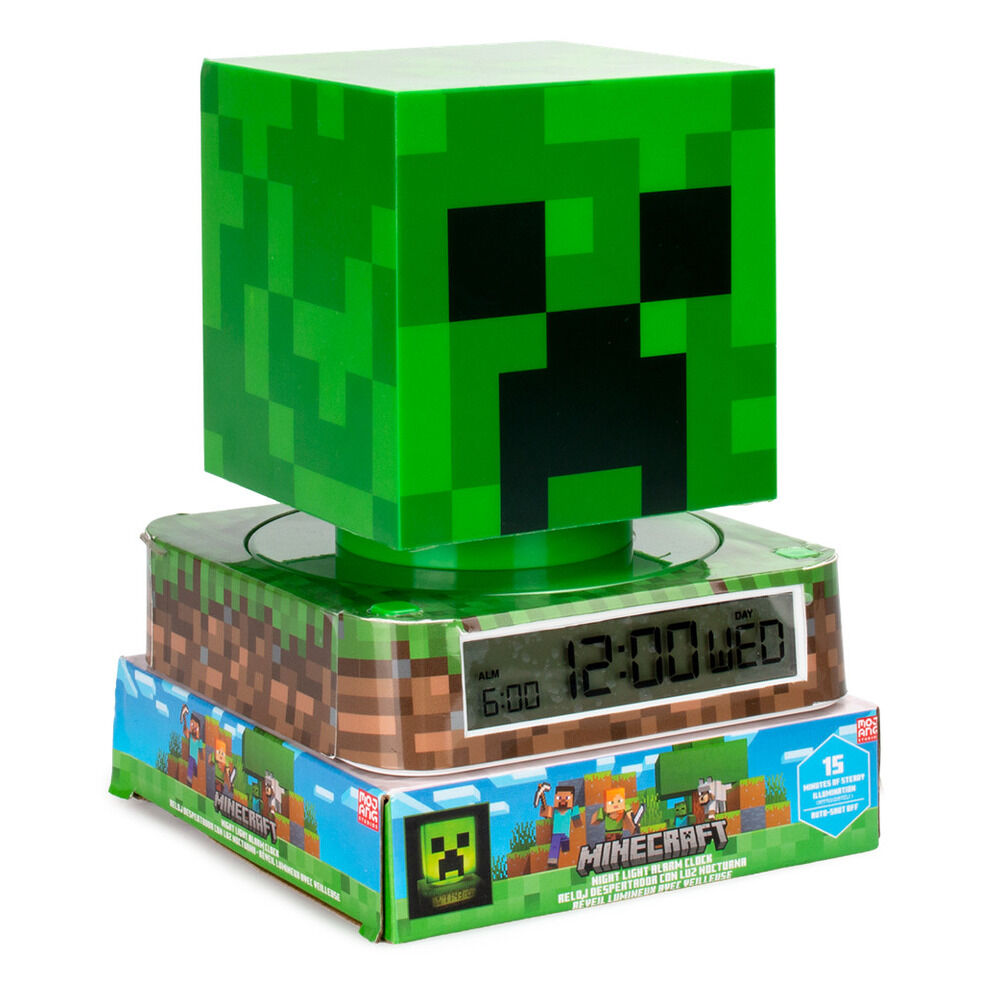 Lampara despertador 3D Minecraft - Frikibase.com