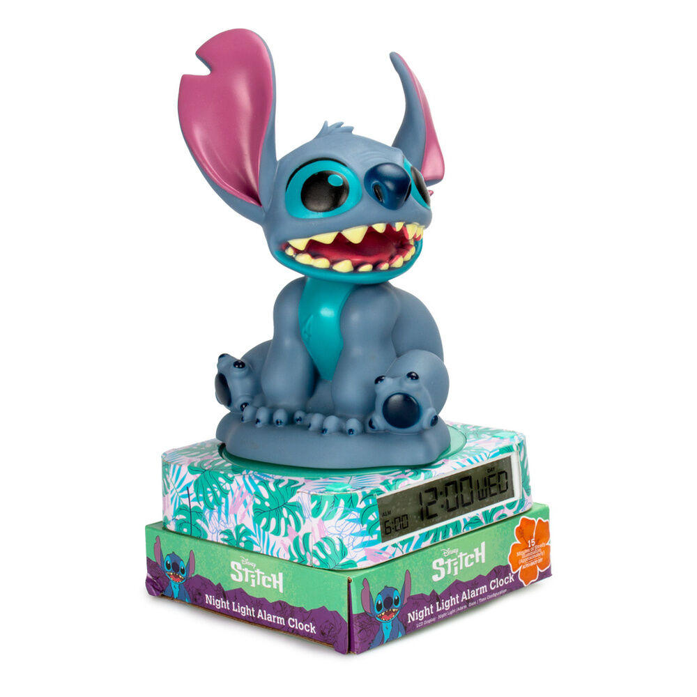 Lampara despertador 3D Stitch Disney - Frikibase.com
