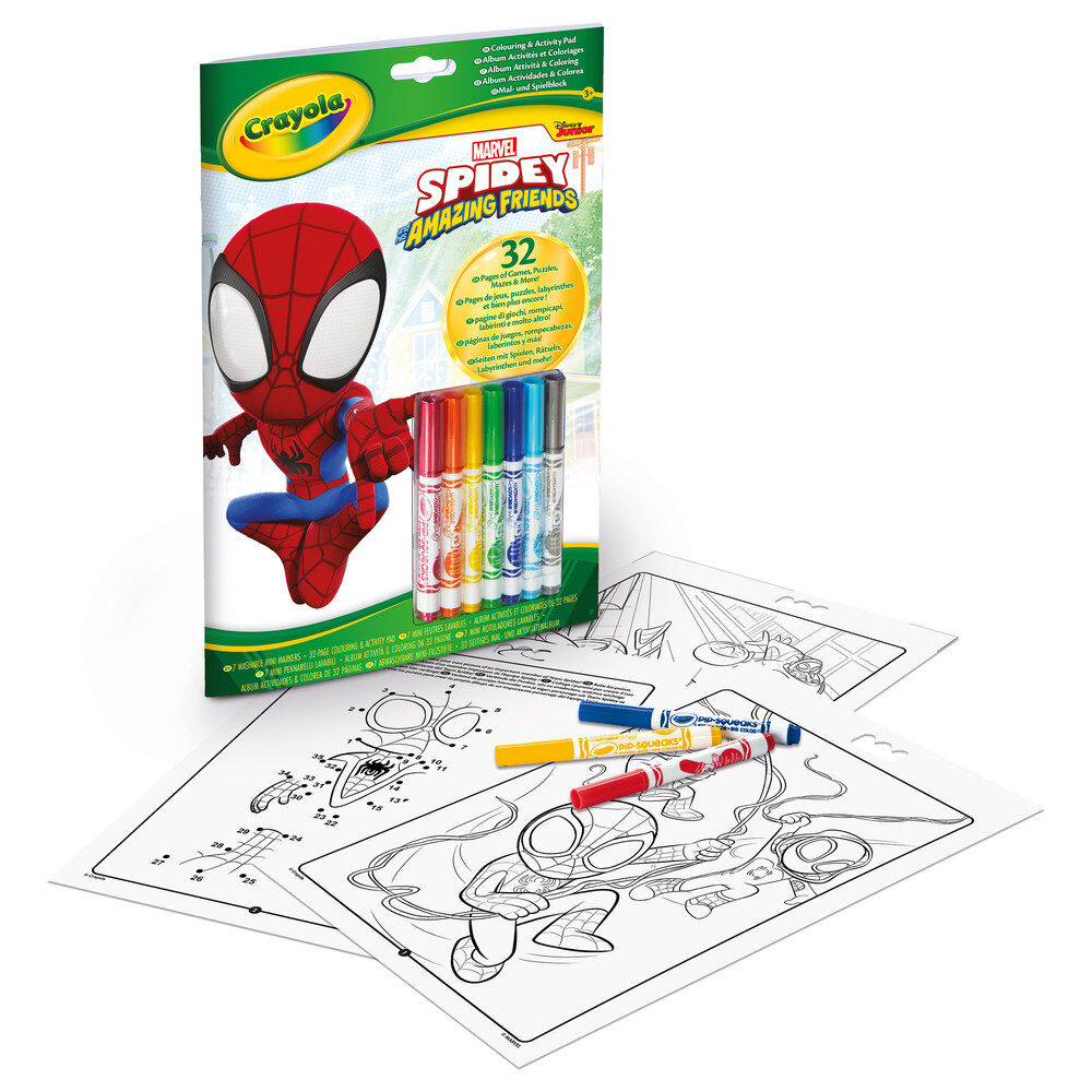 Libro actividades Spidey Marvel - Frikibase.com