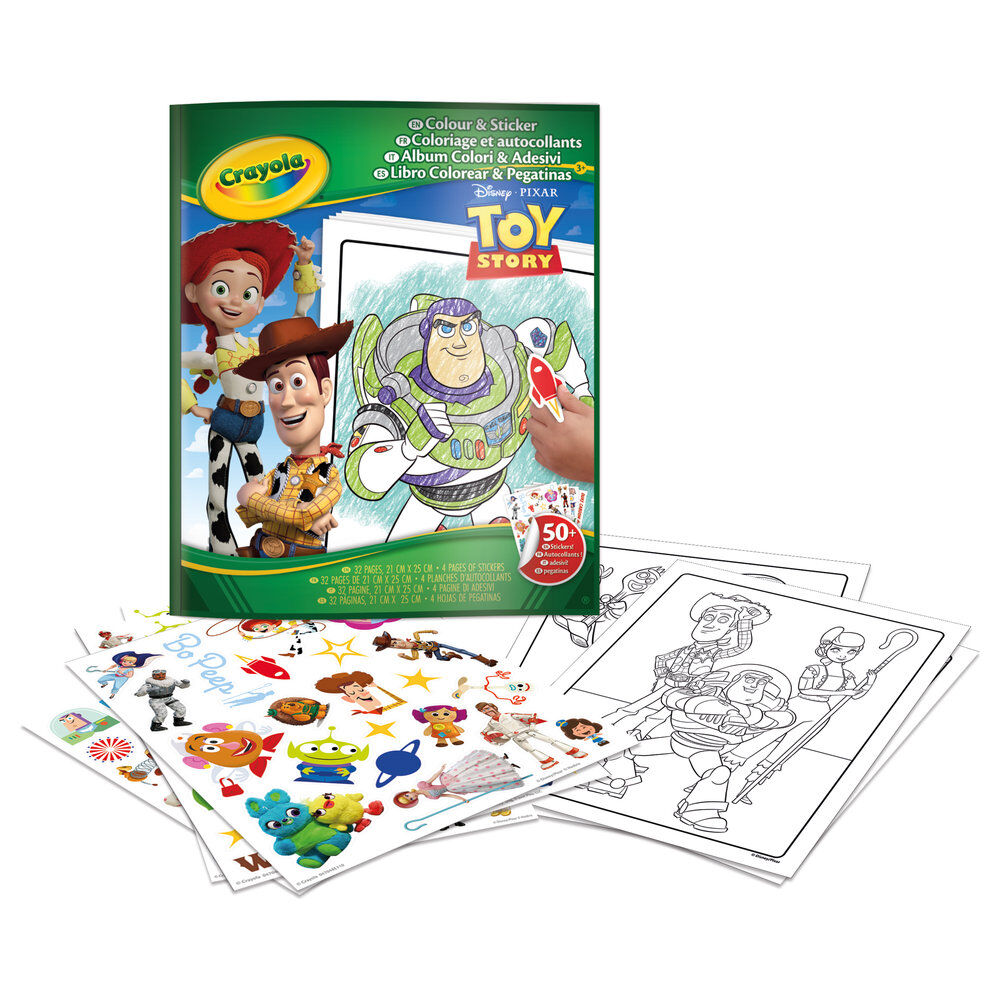 Libro colorear + stickers Toy Story Disney - Frikibase.com