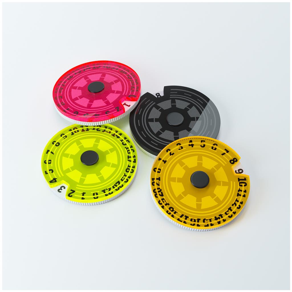 Life Counters Set of 4 Single Dials - Accesorios y Marketing Coleccionable - Frikibase.com