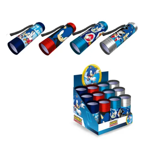 Linterna aluminio 9 leds Sonic the Hedgehog - Frikibase.com