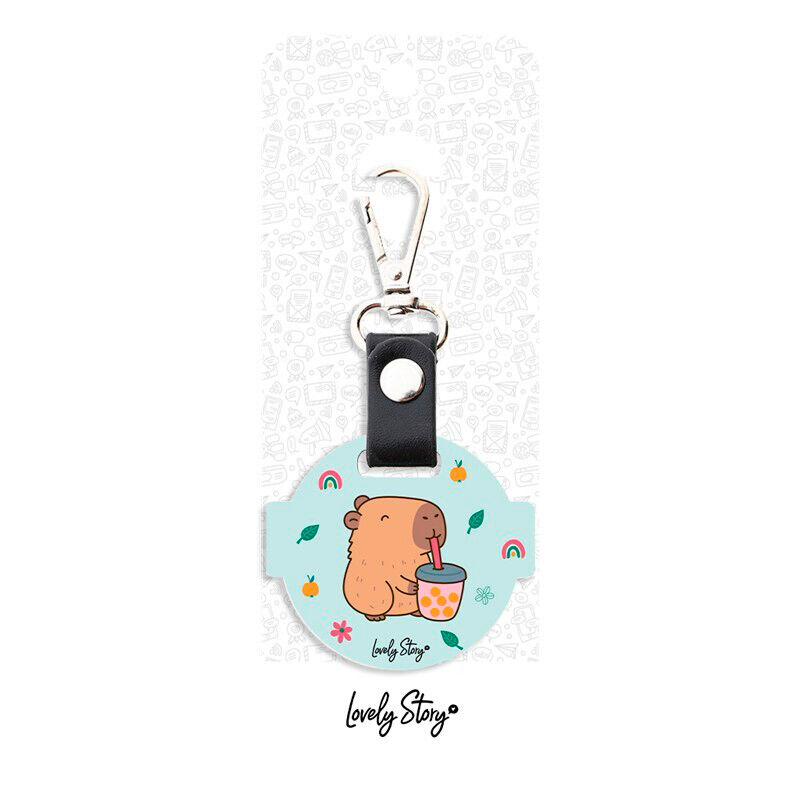 Llavero Bubble Tea Capibara - Frikibase.com