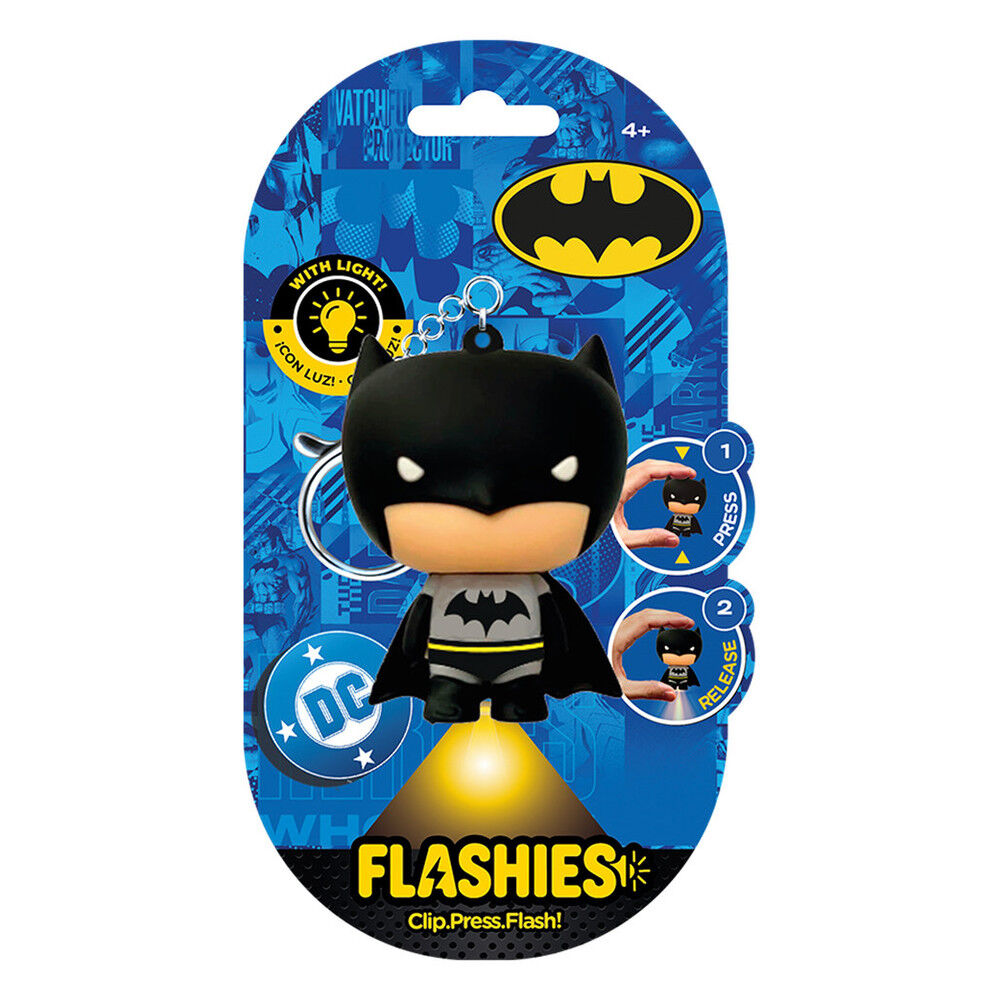 Llavero figura 3D con luz Batman DC Comics Flashies - Frikibase.com