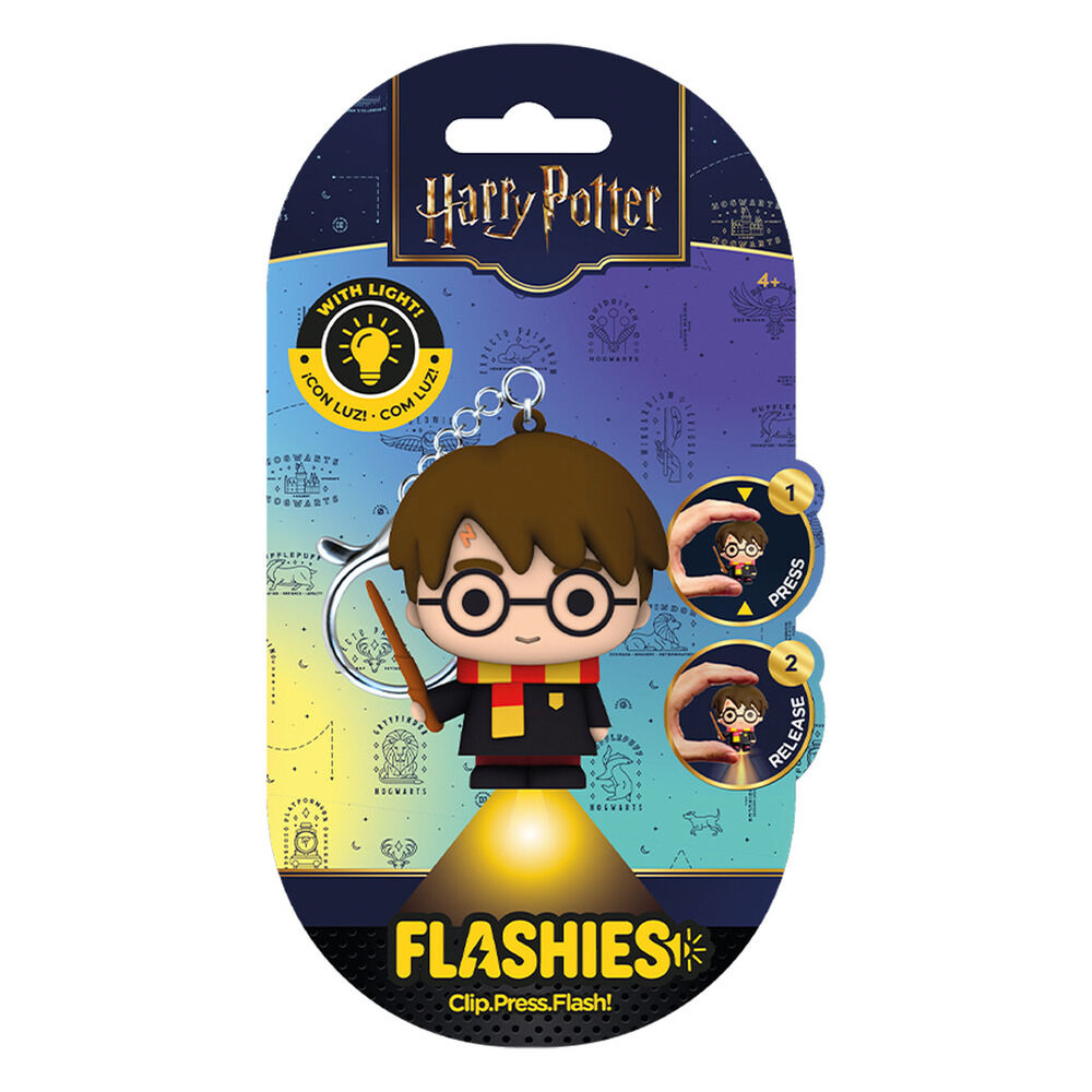 Llavero figura 3D con luz Harry - Harry Potter Flashies - Frikibase.com