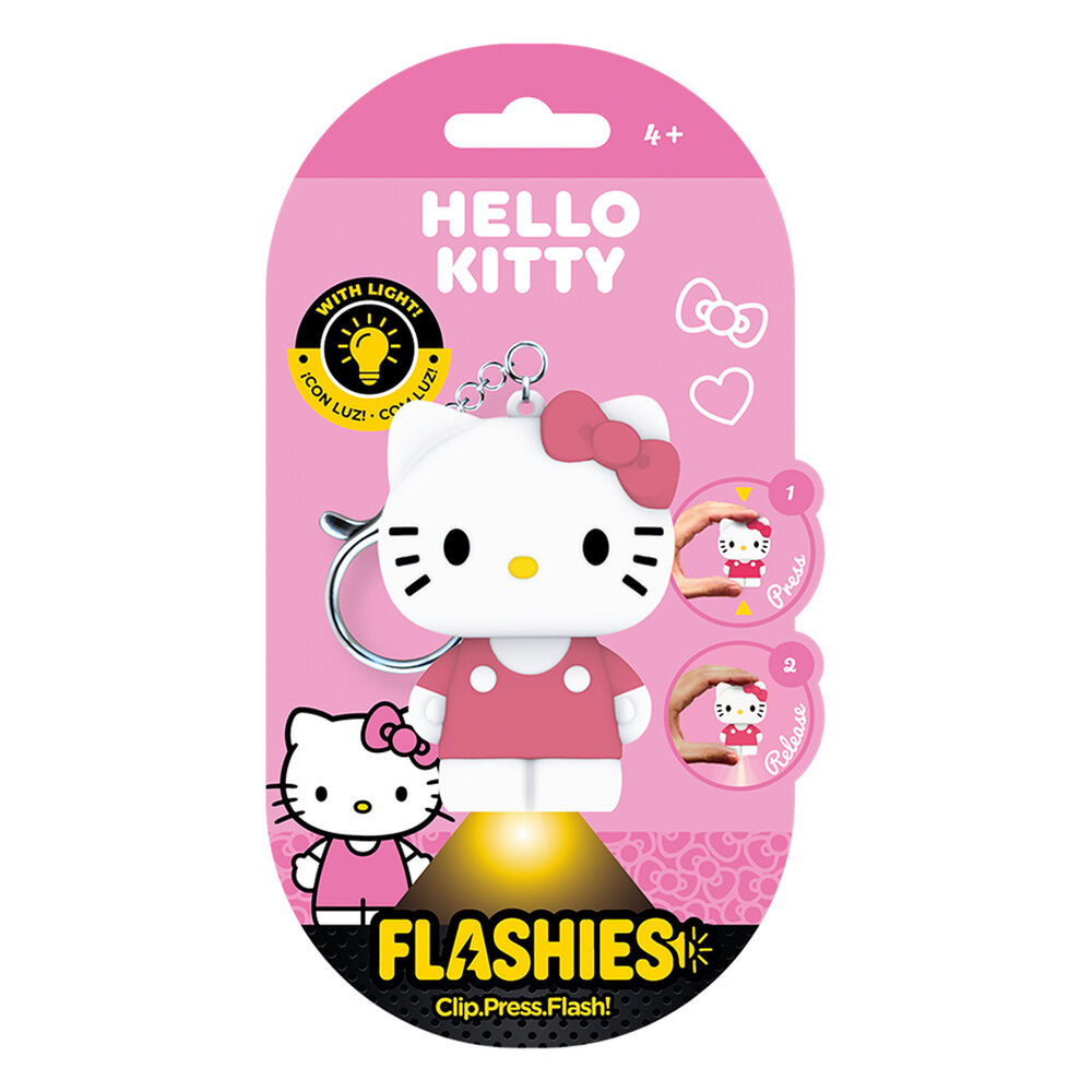 Llavero figura 3D con luz Hello Kitty Flashies - Frikibase.com