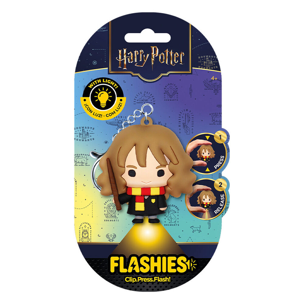 Llavero figura 3D con luz Hermione Harry Potter Flashies - Frikibase.com