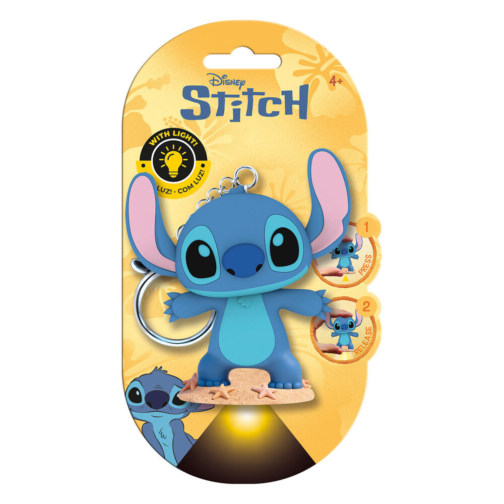 Llavero figura 3D con luz Stitch Disney Flashies - Frikibase.com
