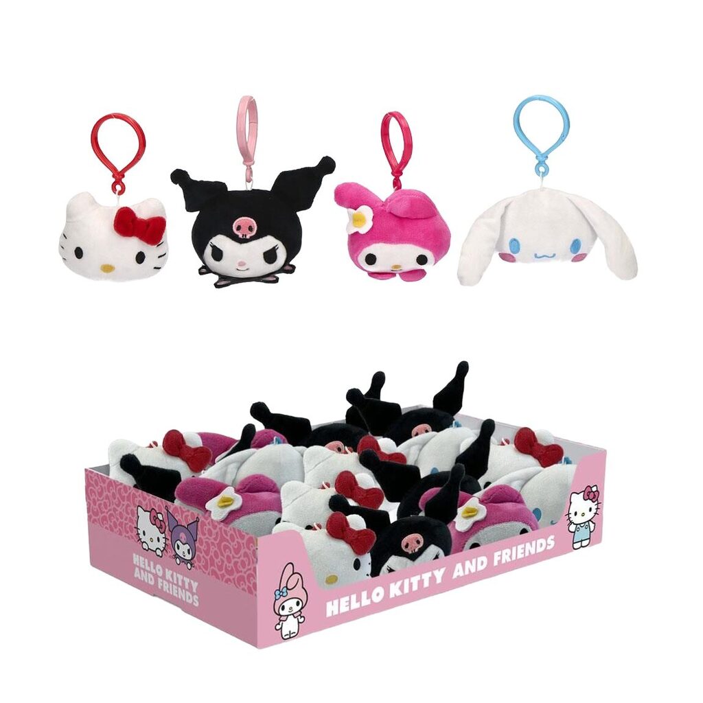 Llavero peluche Hello Kitty and Friends surtido
