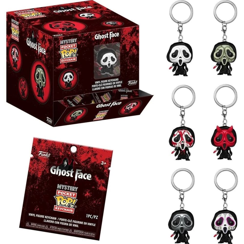 Llavero Pocket POP Mystery Ghost Face surtido - Frikibase.com