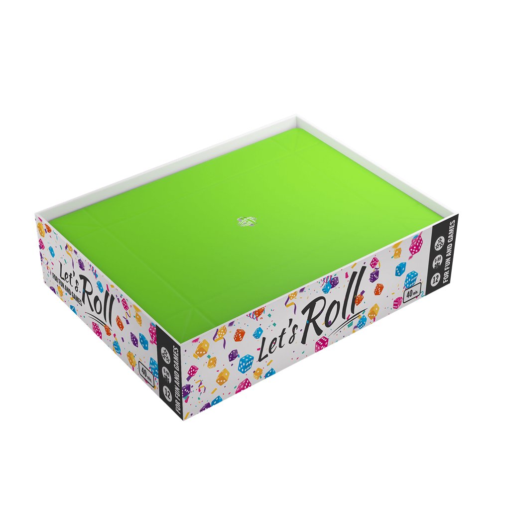Magnetic Dice Tray Rectangular Black/Green - Accesorios y Marketing Coleccionable - Frikibase.com