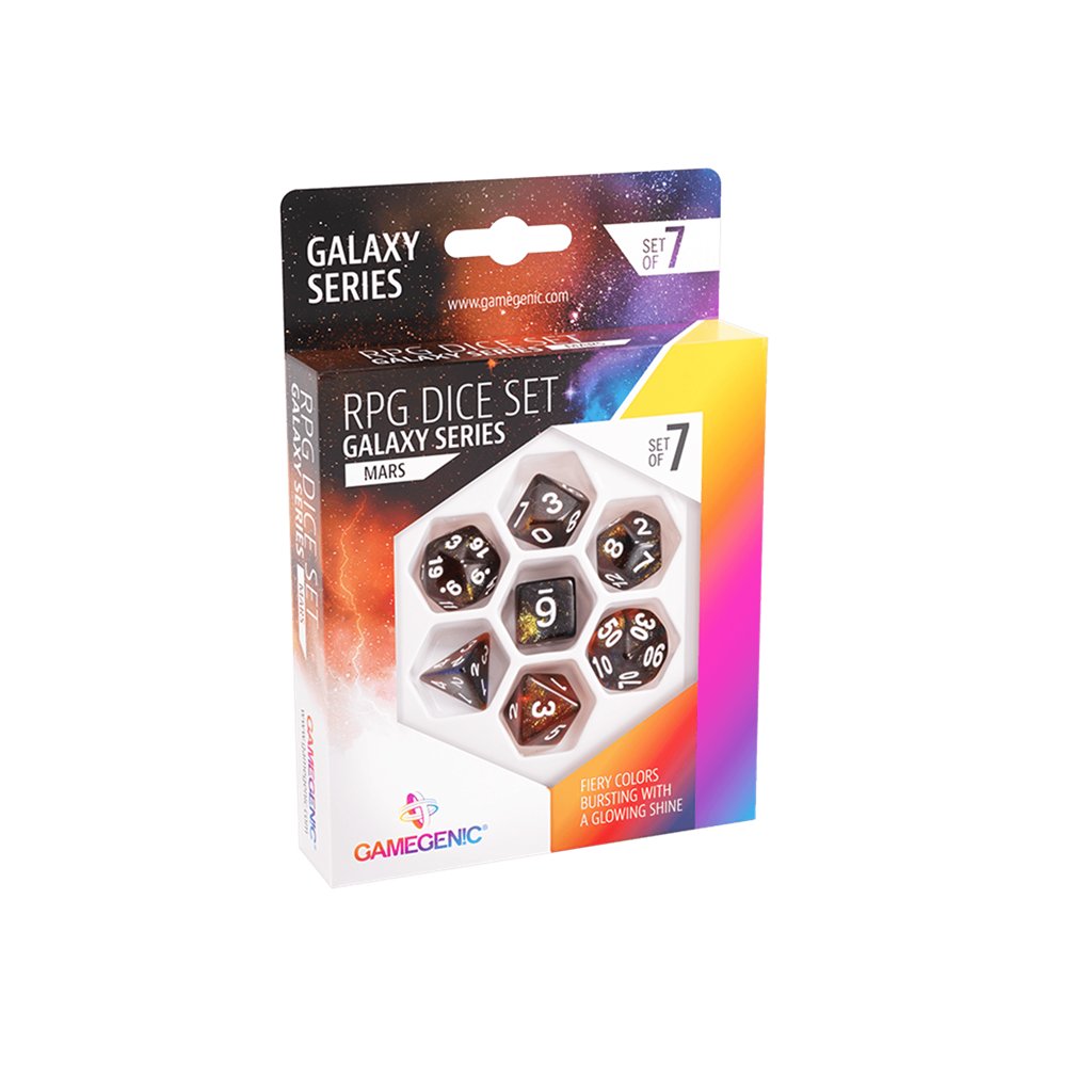 Mars RPG Dice Set (7pcs) - Accesorios y Marketing Coleccionable - Frikibase.com