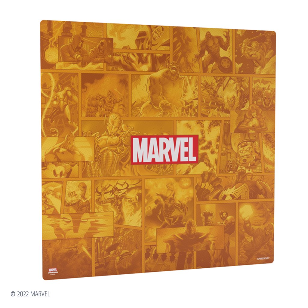 Marvel Champions Game Mat XL Marvel Orange - Accesorios y Marketing Coleccionable - Frikibase.com