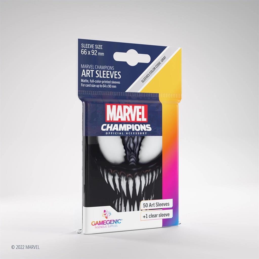 Marvel Champions Sleeves Venom - Accesorios y Marketing Coleccionable - Frikibase.com