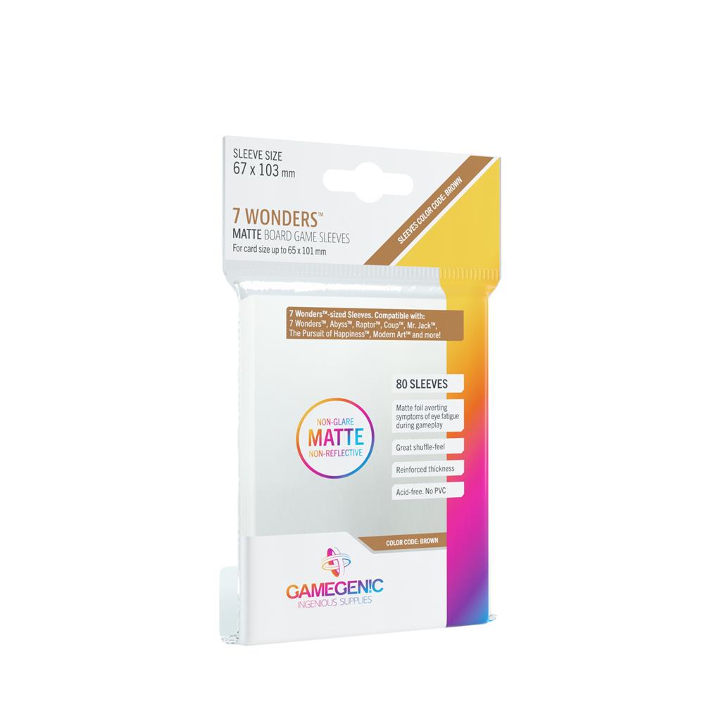 Matte 7 Wonders Sleeves 67x103mm (80) - Accesorios y Marketing Coleccionable - Frikibase.com