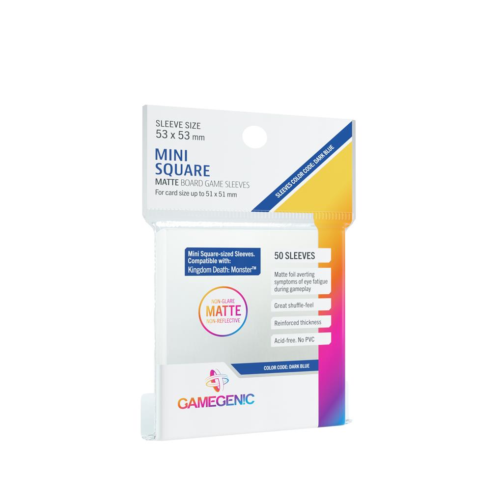 Matte Mini Square-Sized Sleeves 53x53mm (50) - Accesorios y Marketing Coleccionable - Frikibase.com