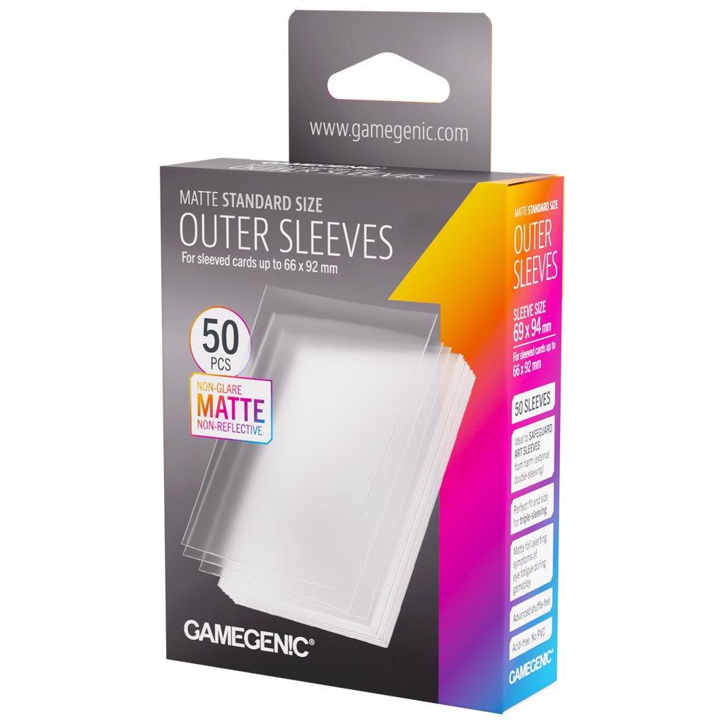 Matte Outer Sleeves Standard Size 69x94 - Accesorios y Marketing Coleccionable - Frikibase.com