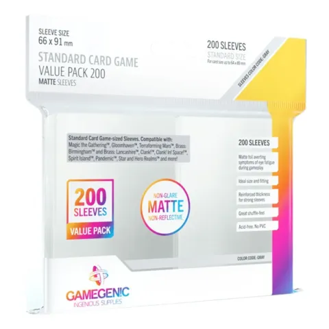 Matte Standard Card Game Value Pack (200) - Accesorios y Marketing Coleccionable - Frikibase.com