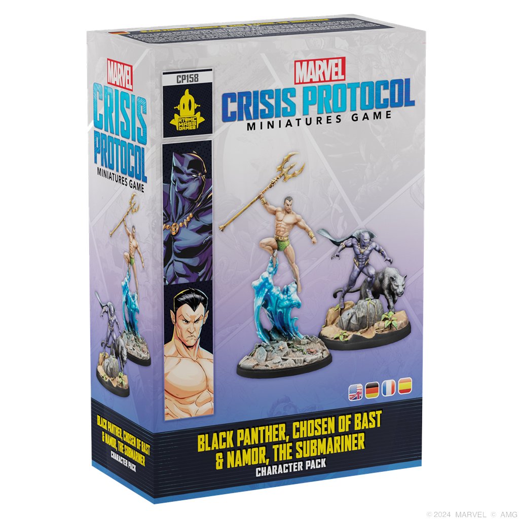 MCP: Black Panther & Namor - Juego de Miniaturas - Frikibase.com