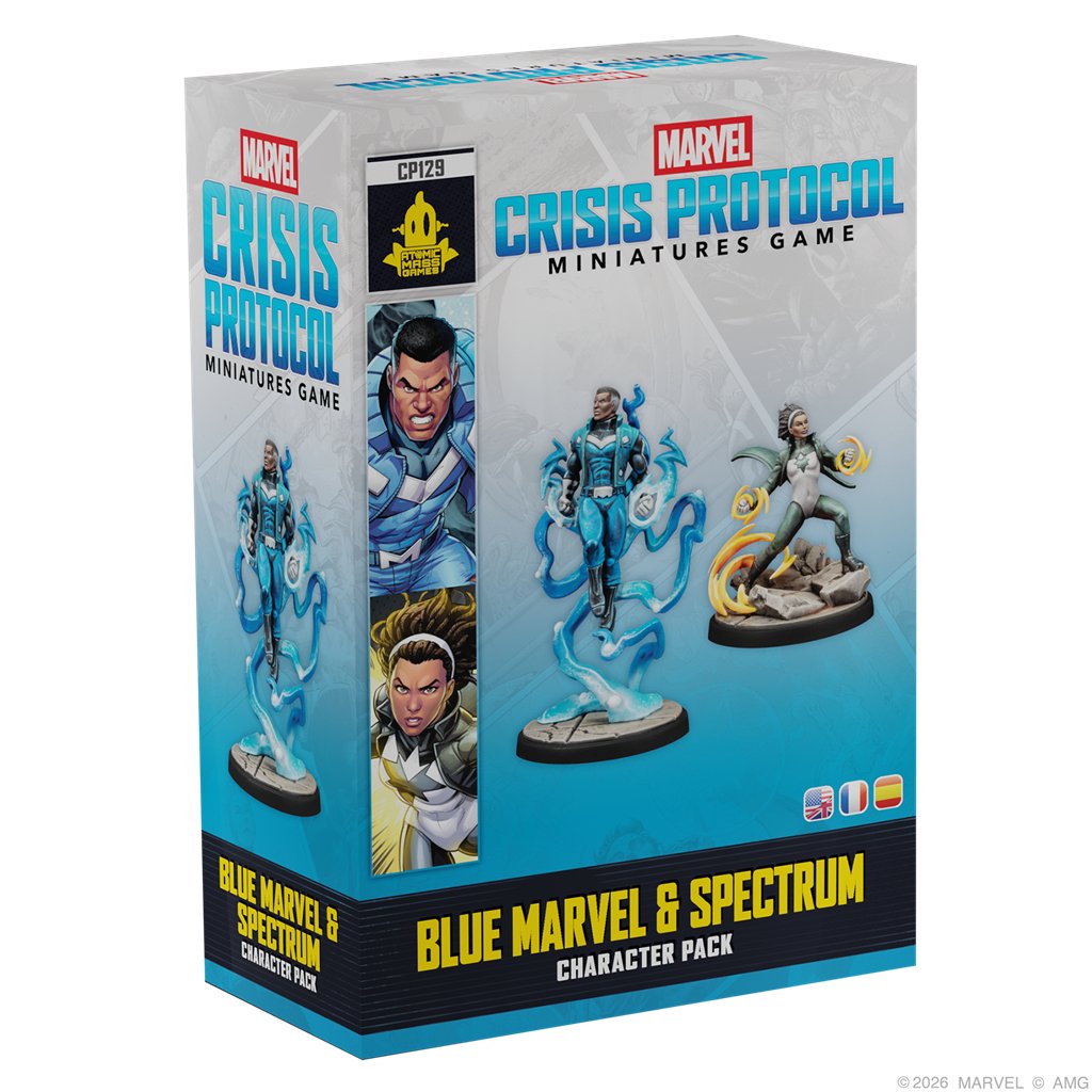 MCP: Blue Marvel & Spectrum - Juego de Miniaturas - Frikibase.com