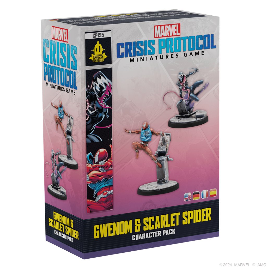MCP: Gwenom & Scarlet Spider - Juego de Miniaturas - Frikibase.com