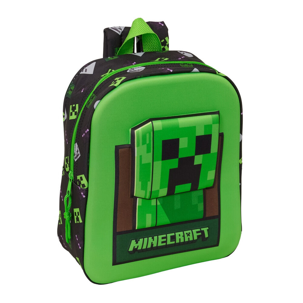 Mochila 3D Minecraft 27cm - Frikibase.com