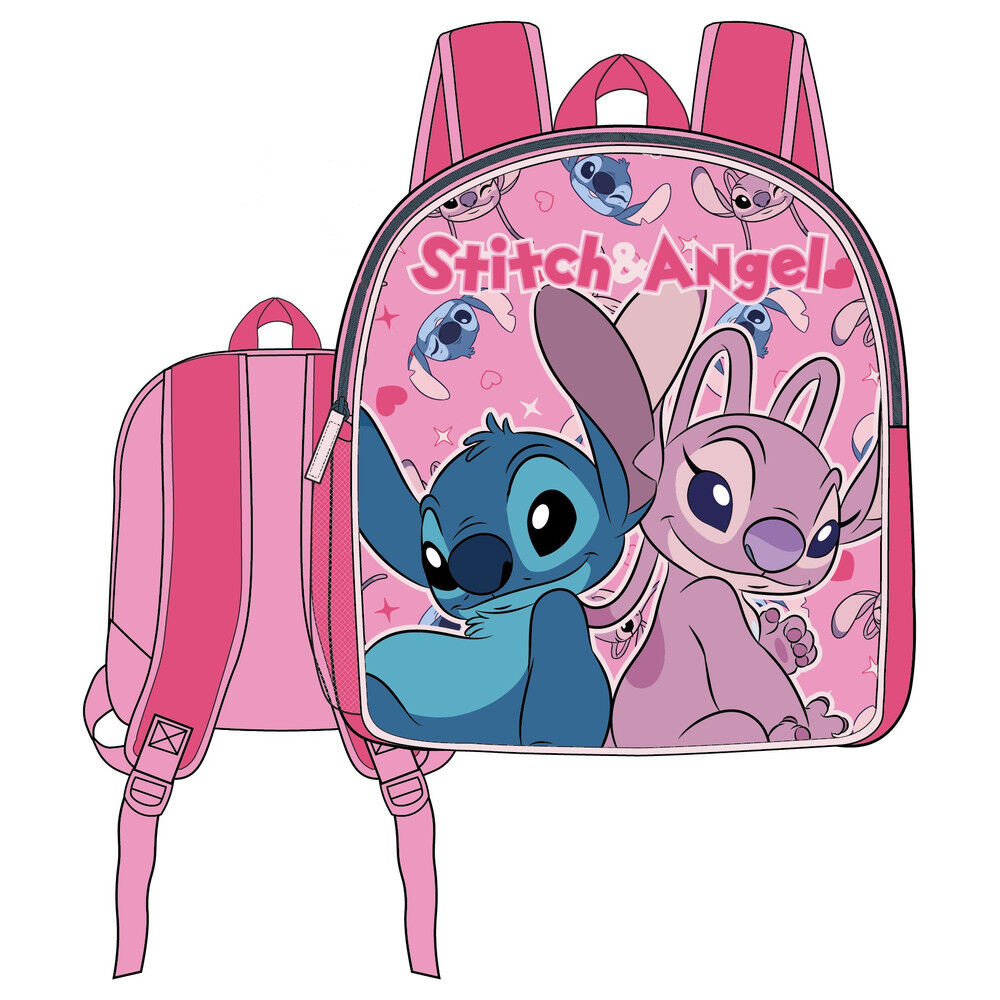 Mochila Angel & Stitch Disney 25cm - Frikibase.com