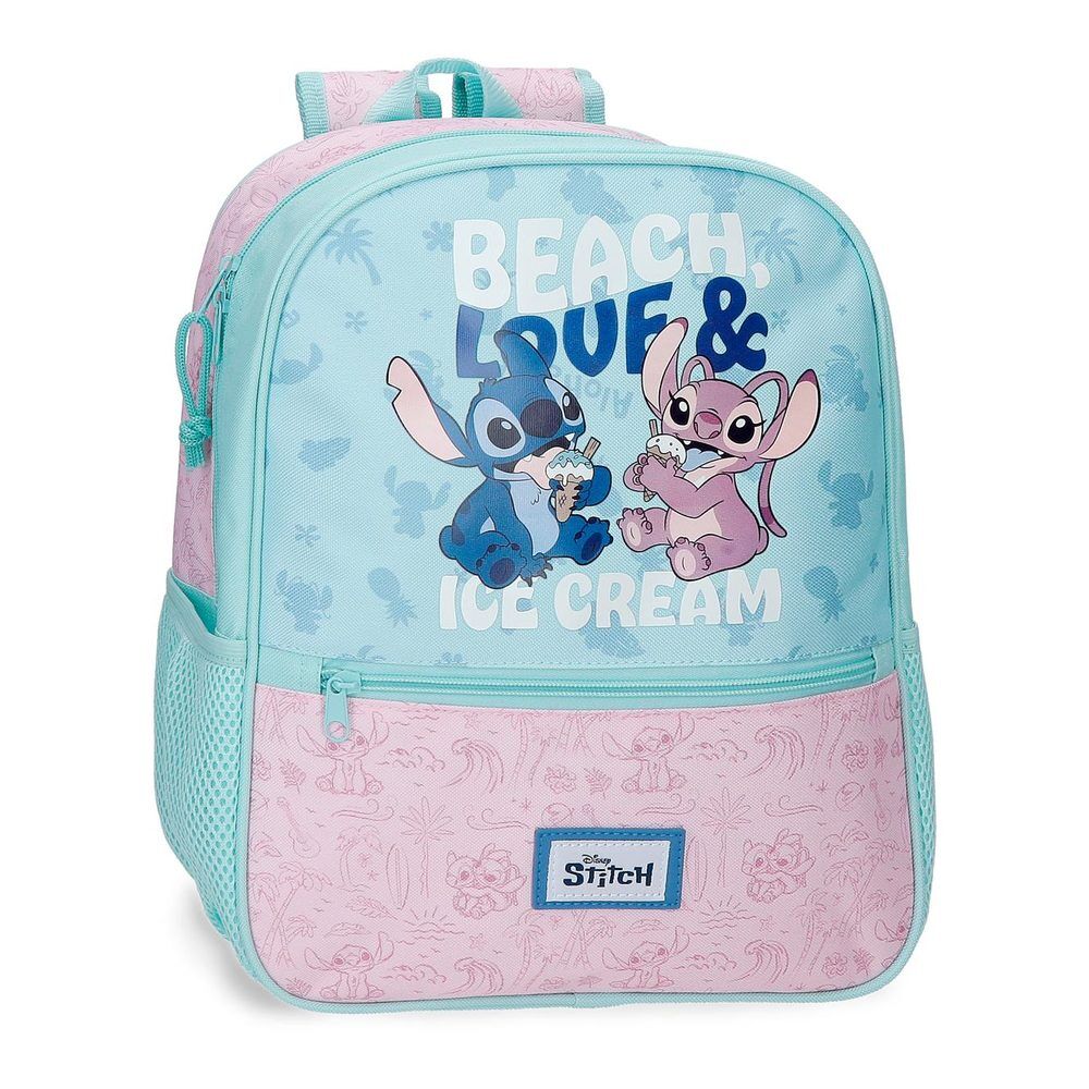 Mochila Beach & Love Stitch Disney 33cm adaptable - Frikibase.com