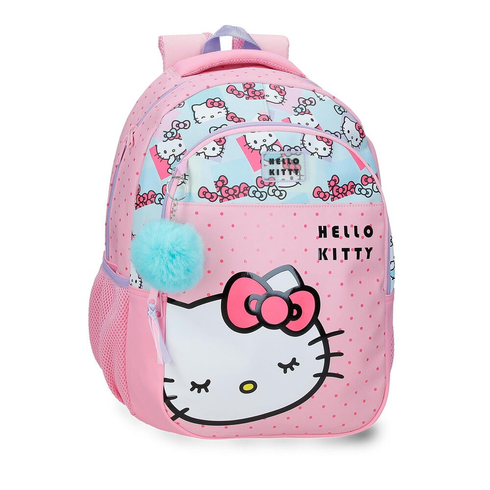 Mochila Bows Hello Kitty 42cm adaptable - Frikibase.com