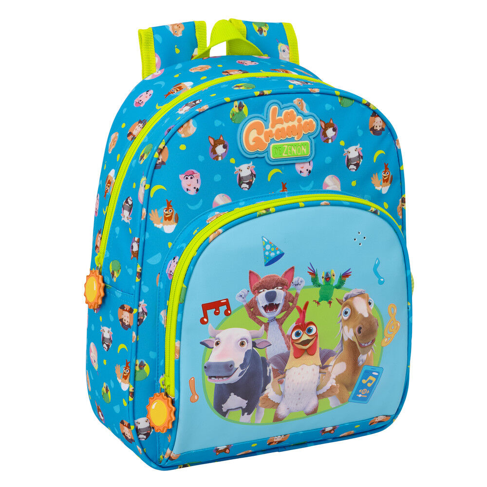 Mochila con Musica La Granja de Zenon 34cm - Frikibase.com