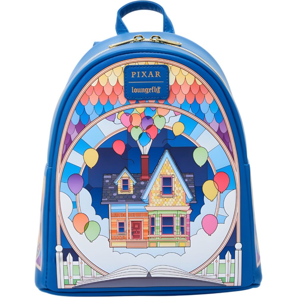 Mochila Disney Pixar Up Stained Glass Loungefly 26cm - Frikibase.com