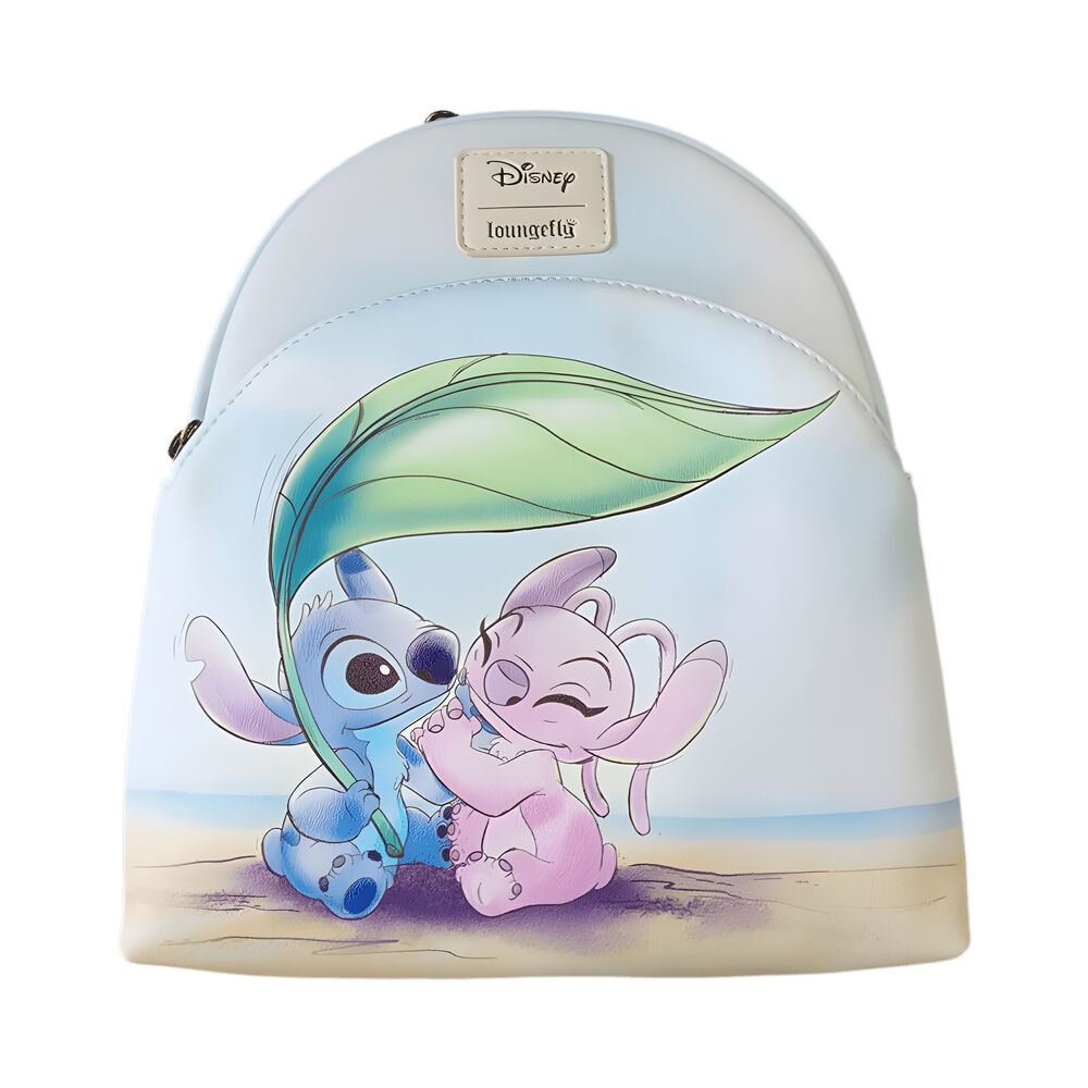 Mochila Disney Stitch & Angel Beach Date Loungefly 26cm - Frikibase.com