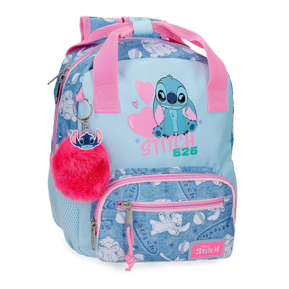 Mochila Hearts Stitch Disney 28cm adaptable - Frikibase.com