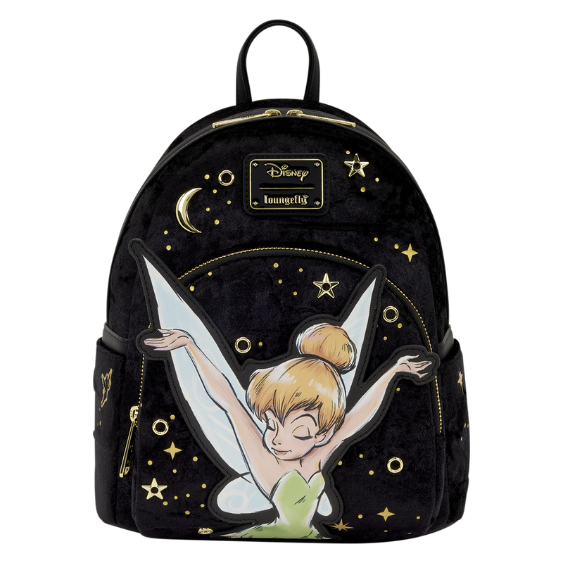 Mochila Tinker Bell Pixie Dust Velvet Disney Loungefly 26cm - Frikibase.com