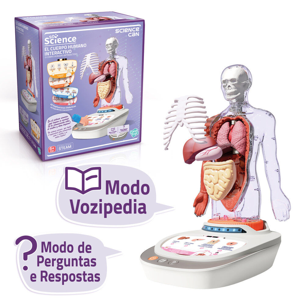 Modelo anatomico interactivo cuerpo humano Science - Frikibase.com