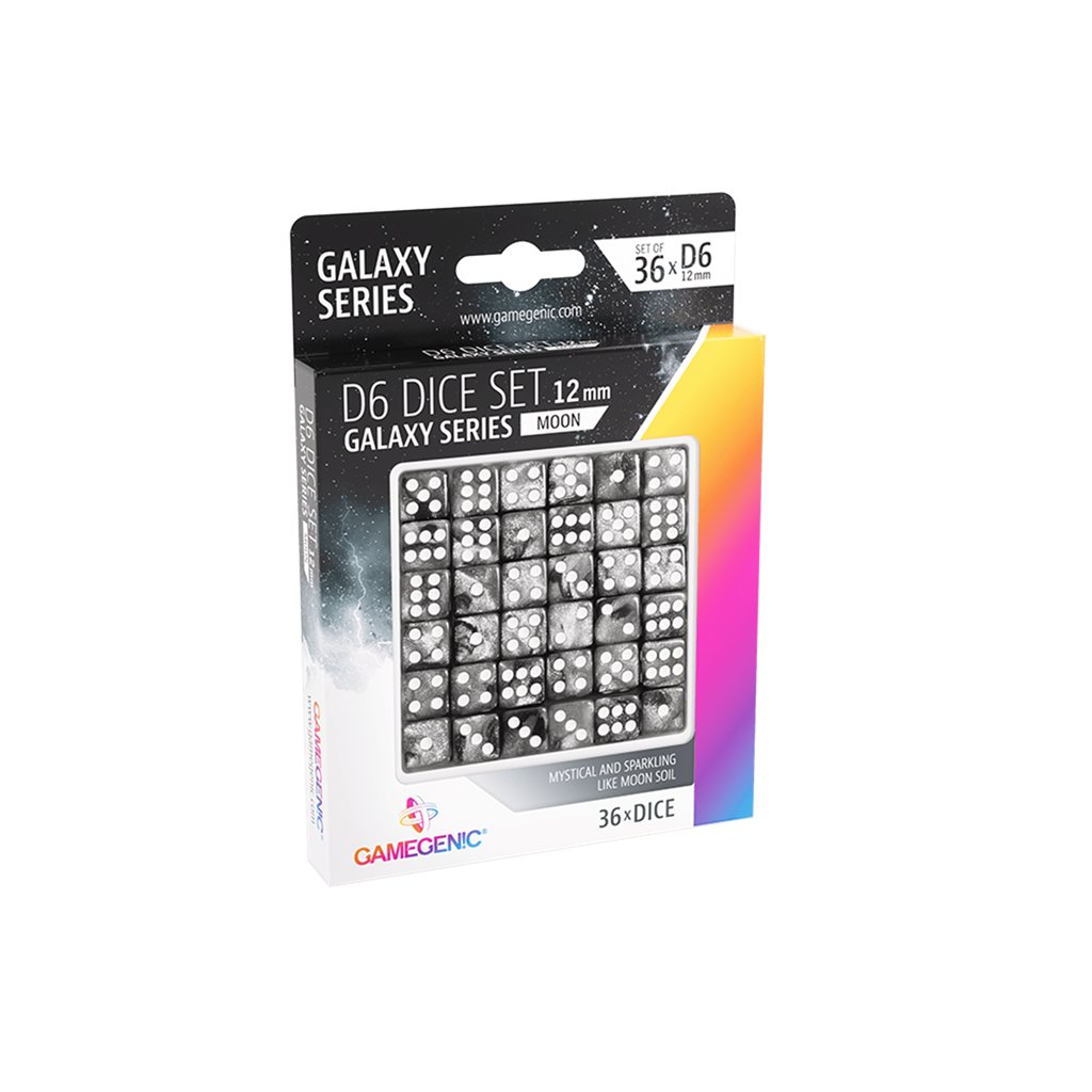 Moon D6 Dice Set 12 mm (36 pcs) - Accesorios y Marketing Coleccionable - Frikibase.com