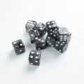 Moon D6 Dice Set 16 mm (12 pcs) – imagen 2